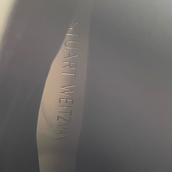 Stuart Weitzman Flareblock Stretch Lambskin Leather Ankle Booties - Picture 10 of 11